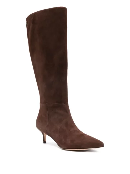 Μποτάκια Lauren Ralph Lauren σουέντ καφέ