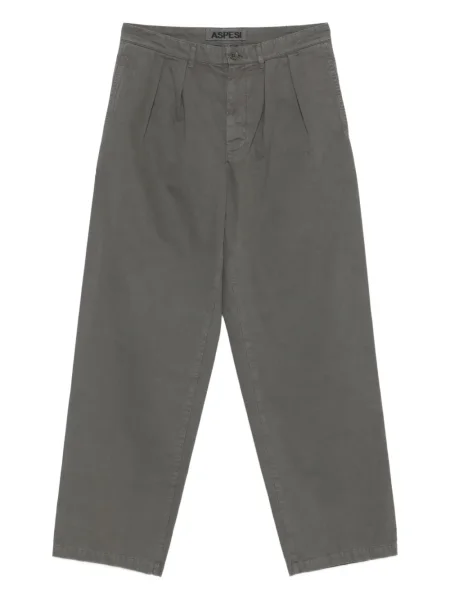 Pantaloni Aspesi plisate gri