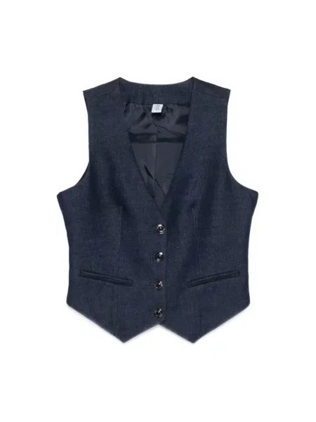 Kamizelka jeansowa Liu Jo niebieska