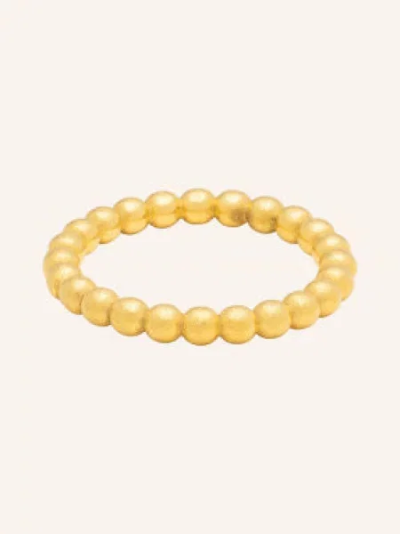 Lulu Copenhagen Pierścionek Color Ball gold