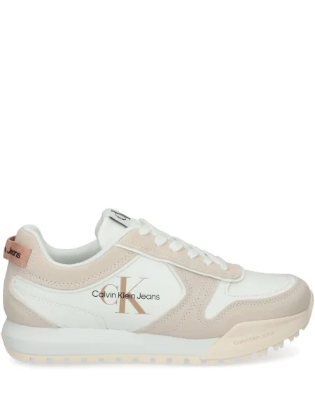 Sneakerși Calvin Klein Jeans cu imagine alb