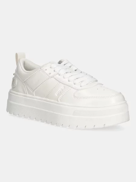 HUGO sneakers Lyssa bej alb