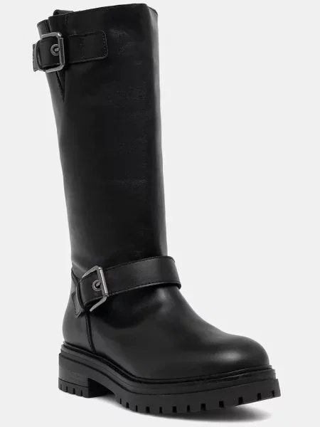 Ботуши Pollini с равна подметка черно