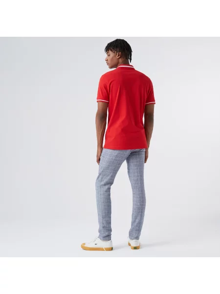 Lacoste Koszulka Polo Regular Fit czerwona
