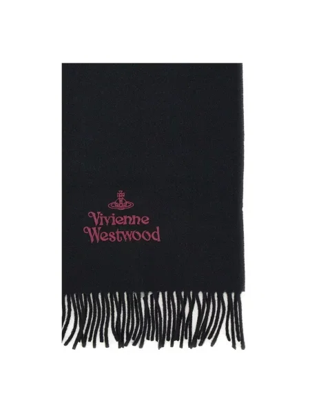Szal Vivienne Westwood z logo czarna