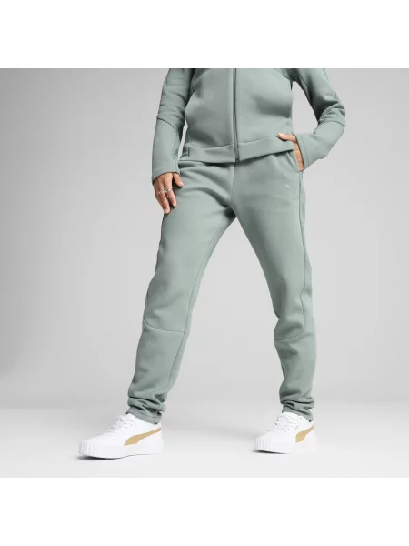 PUMA spodnie dresowe EVOSTRIPE Odzież L zielony