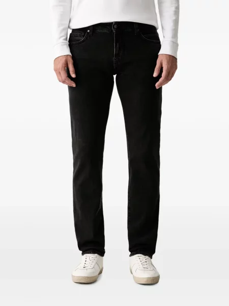 Blugi Armani Exchange cu autograf gri