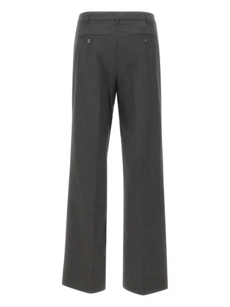 Pantaloni Herskind plisate gri