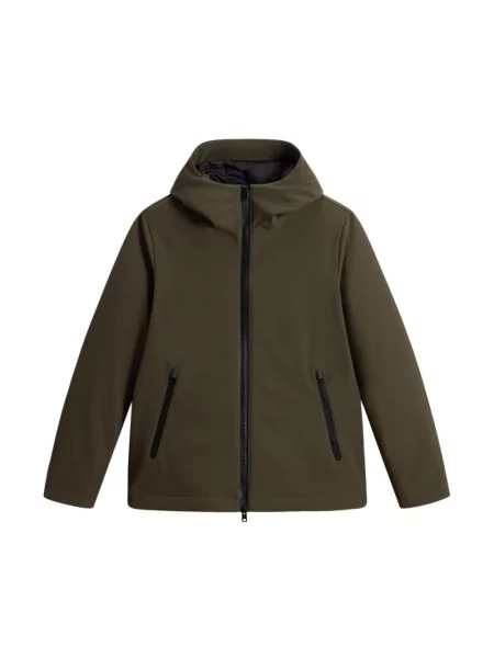 Kurtka puchowa Woolrich pikowana zielona
