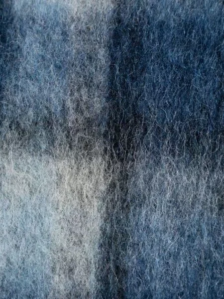 Šalikas Woolrich su gobtuvu mėlyna