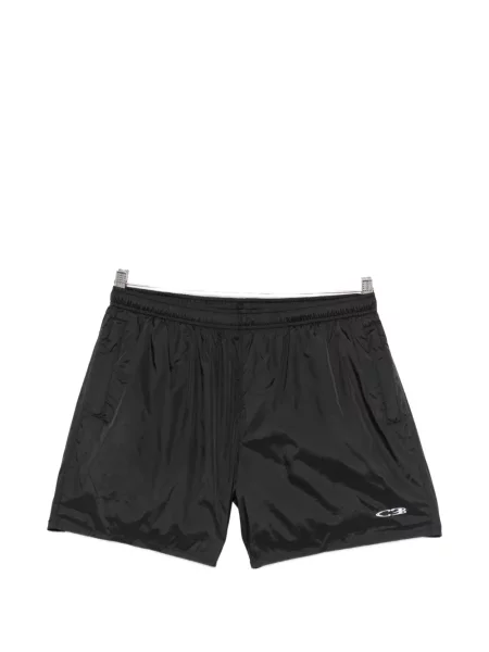 Slip de baie Cole Buxton cu imagine negru