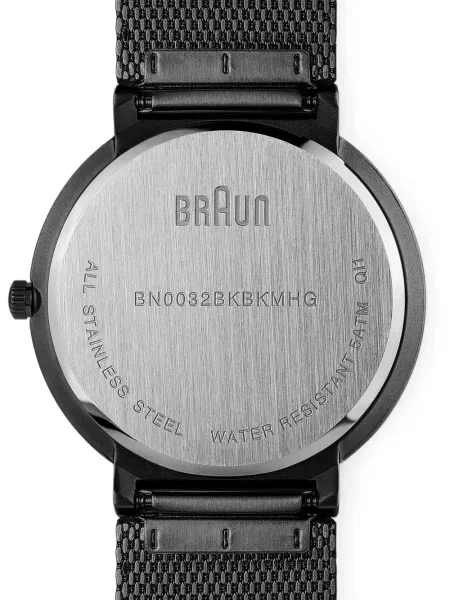 Ceas Braun Watches plasă clasic negru