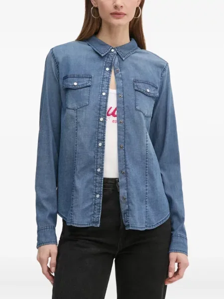 Koszula dżinsowa Guess niebieska