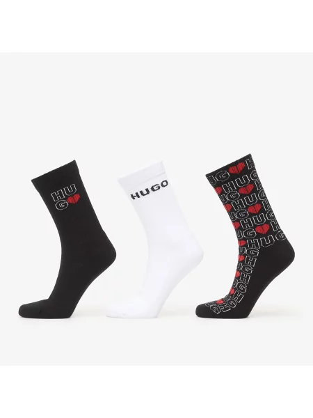 Чорапи Hugo Boss сиво