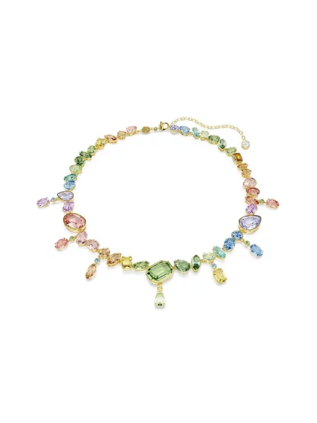 Lniany naszyjnik Swarovski