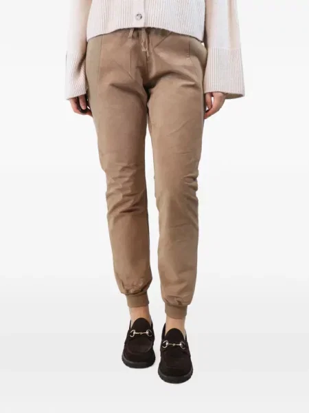 Pantaloni Joseph din piele de căprioară cu cordon