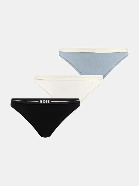 BOSS tanga s 3P THONG černé
