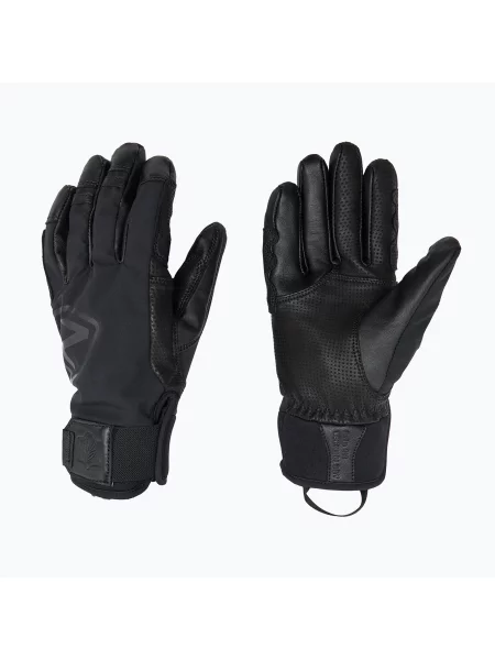 Мъжки скиорски ръкавици ZIENER Gasparus SY PR black черно