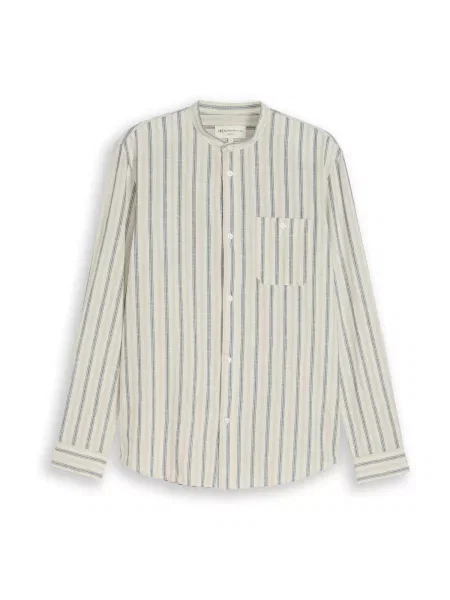 TOM TAILOR DENIM Cămașă verde pin / mov liliachiu alb