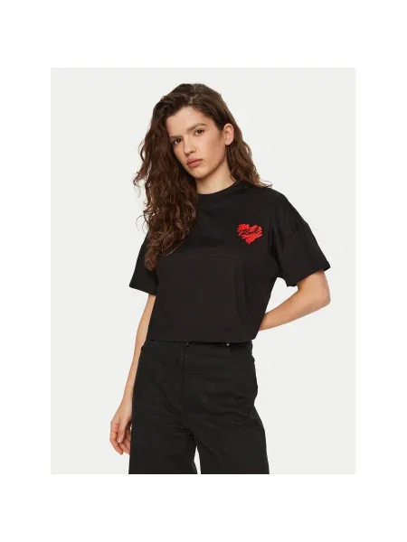 KARL LAGERFELD Póló Regular Fit fekete