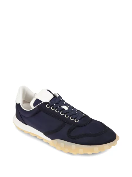Sneakerși Jil Sander din canvas albastru