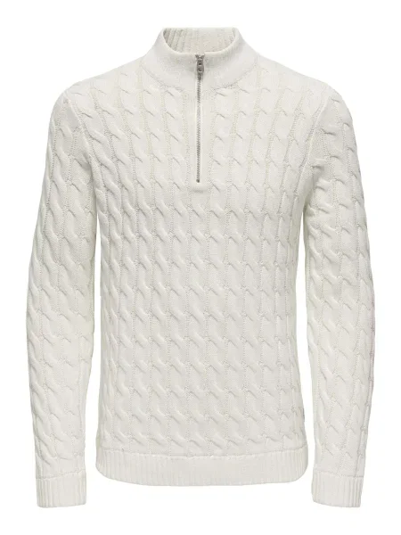 Only & Sons Pulóver ONSKicker' fehér