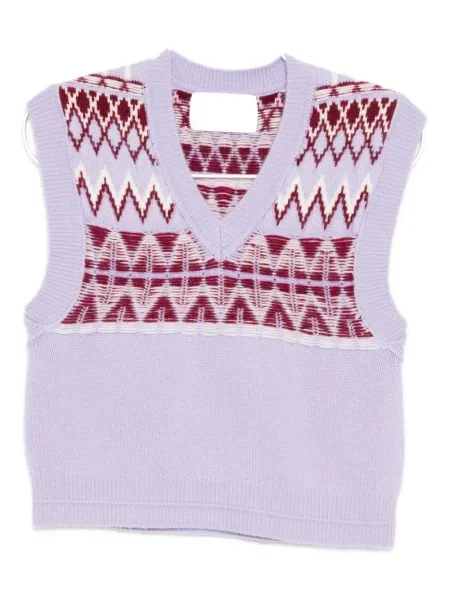 Vestă Cuddleup din cașmir violet