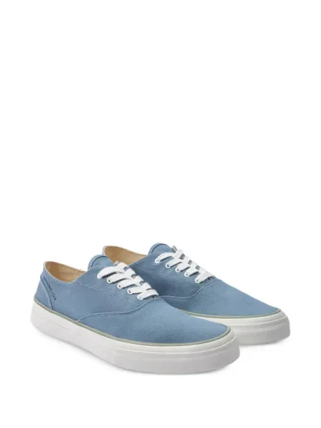 Sneakerși Fortela din canvas albastru