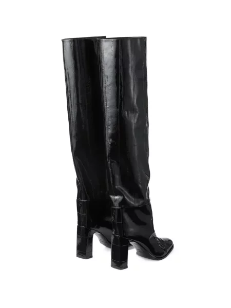 Cizme peste genunchi Jimmy Choo negru