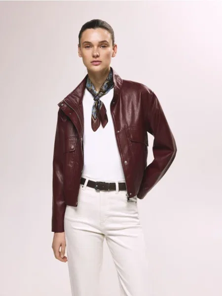 Reserved Замшевий із пряжкою темно коричневий