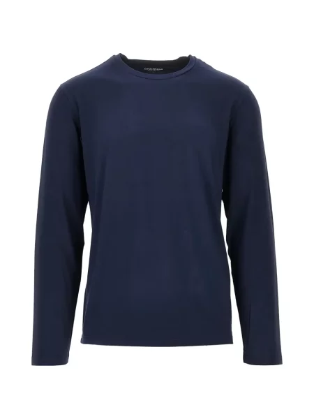 Lung tricou Ea7 Emporio Armani albastru