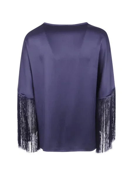 Top Antonelli cu franjuri violet