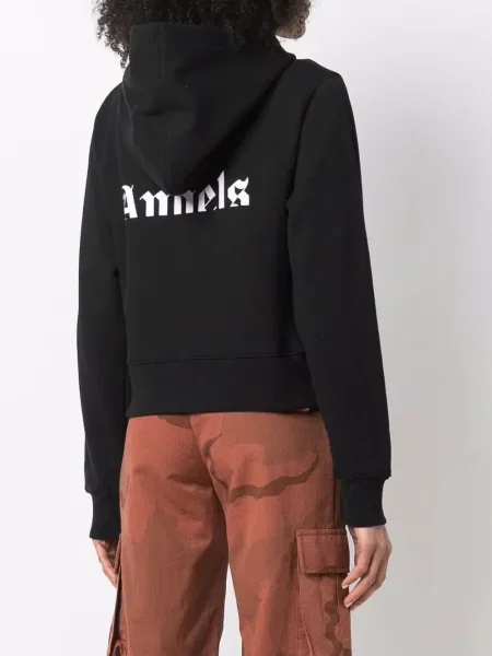 Hanorac cu glugă Palm Angels negru