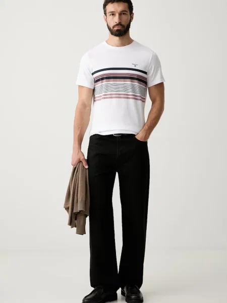Barbour tricou pentru bărbați din alb