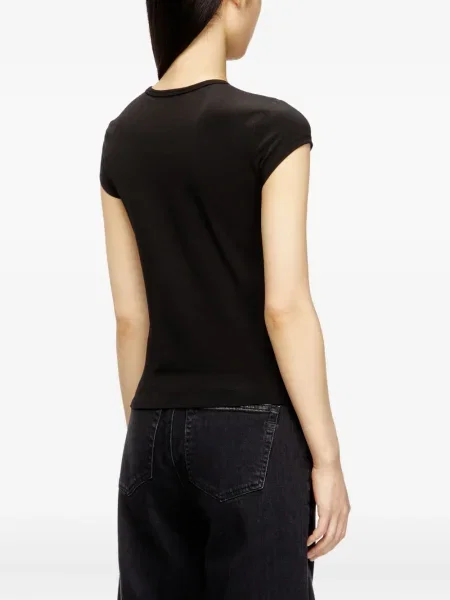 Tricou Diesel cu broderie negru
