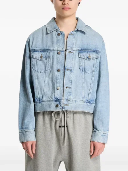 Geacă de blugi Fear Of God Essentials clasică albastru