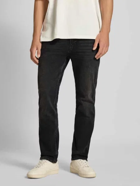 Jeans w kroju slim fit w fasonie model Clark' Jack & Jones czarne