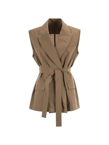 Kamizelka Brunello Cucinelli brązowa