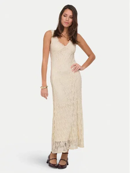 ONLY Rochie de seară Albina Crem