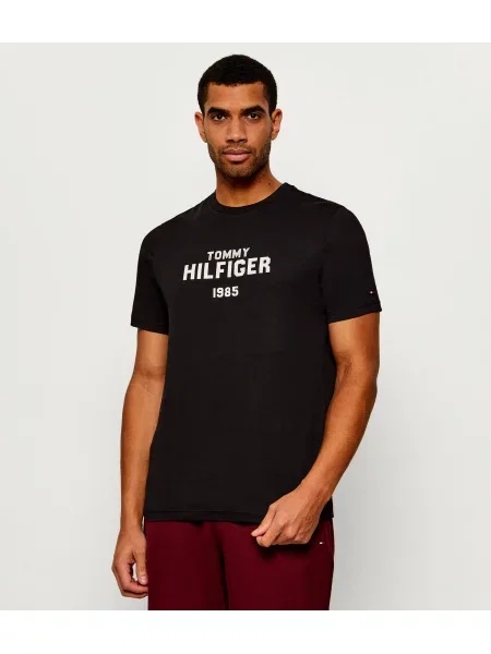Tommy Hilfiger Tricou Brand Love Stack negru