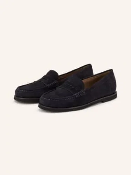 Gianvito Rossi Penny Loafers blau granatowe