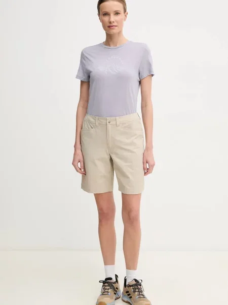 Icebreaker t-shirt sportowy Merino Tech Lite Sunrise Summit fioletowy