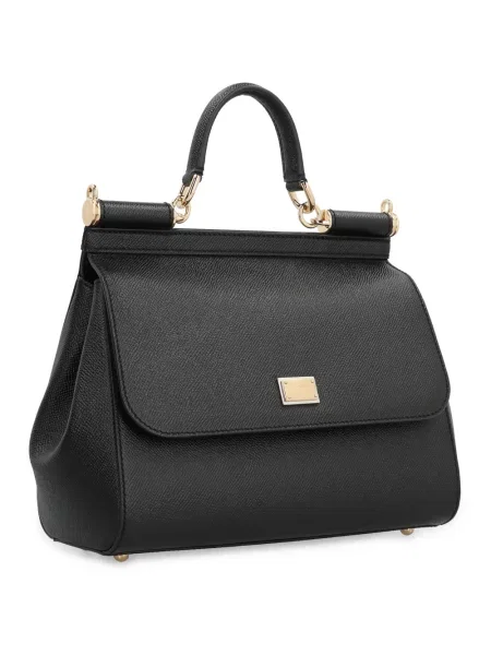 Torebka Dolce And Gabbana skórzana czarna