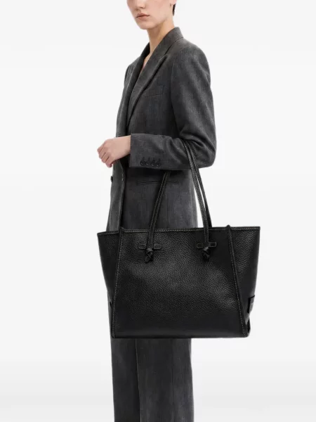 Geantă shopper Gianni Chiarini din piele negru