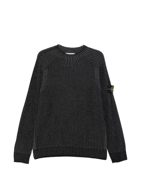 Pulover Stone Island cu strasuri negru
