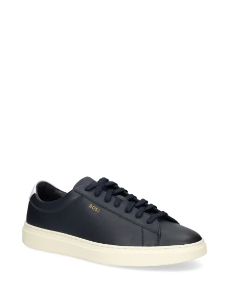 Sneakerși Boss cu imagine albastru