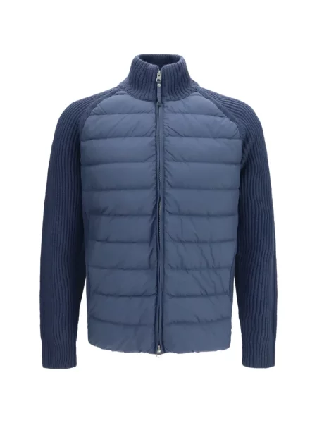 Matlasat geacă Parajumpers tricotate albastru