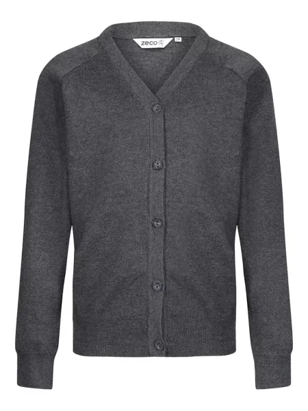 Kardigan dziecięcy Zeco Schoolwear szary