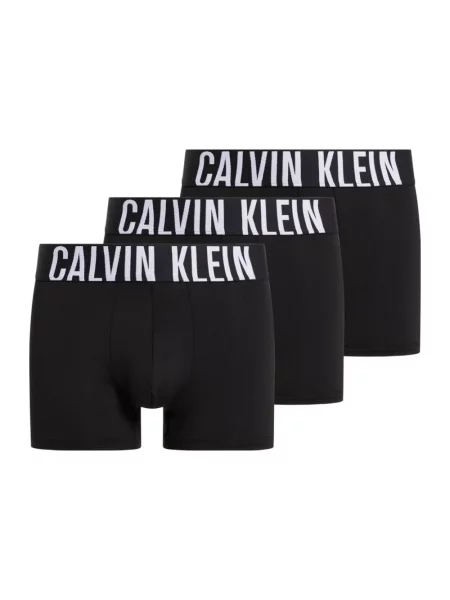 Obcisłe bokserki z elastycznym z logo w zestawie 3 szt. Calvin Klein Underwear czarne
