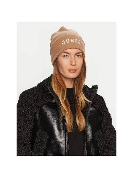 Σκούφος Guess μπεζ